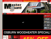 Tablet Screenshot of masterguardsecurity.com.au